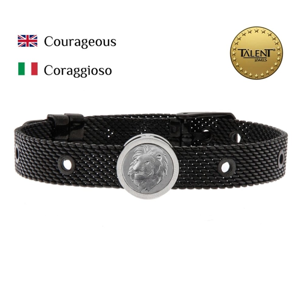 Bracelet Unisexe Courageous Talent Jewels TJA-5-05-03-2-235 Noir