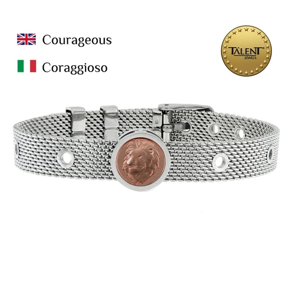 Unisex-Armreif Courageous Talent Jewels TJA-5-05-02-1-235 Silberfarben