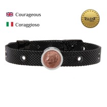 Bracelet Unisexe Courageous Talent Jewels TJA-5-05-02-2-235 Noir