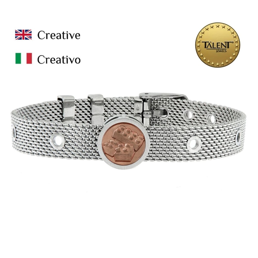 Bracelet Unisexe Creative Talent Jewels TJA-5-06-02-1-235 Argenté