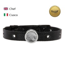 Bracelet Unisexe Chef Talent Jewels TJA-3-05-03-2-235 Noir