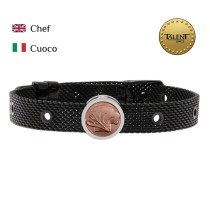 Bracelet Unisexe Chef Talent Jewels TJA-3-05-02-2-235 Noir