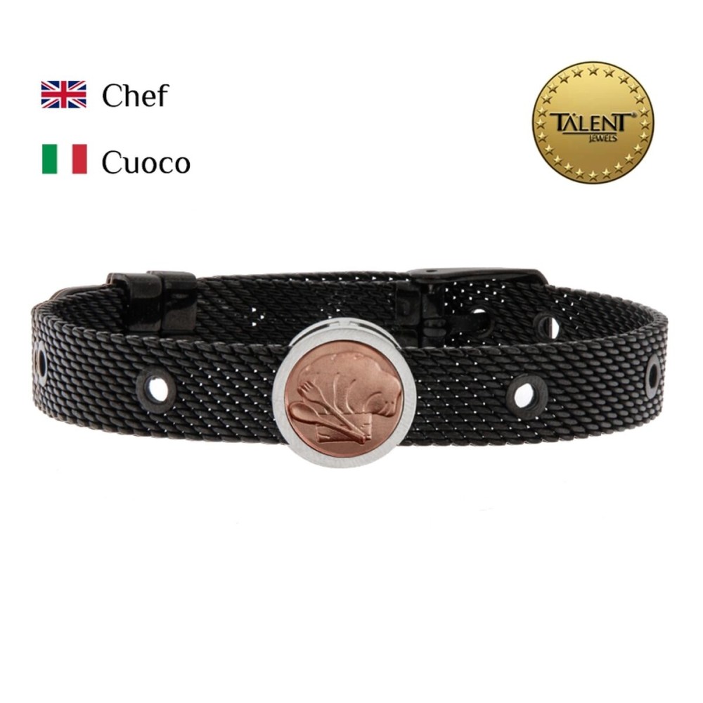 Bracelet Unisexe Chef Talent Jewels TJA-3-05-02-2-235 Noir