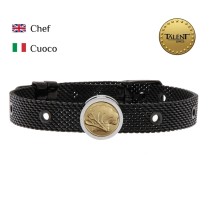 Bracelet Unisexe Chef Talent Jewels TJA-3-05-01-2-235 Noir