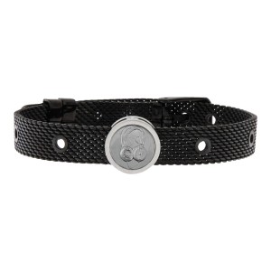 Unisex-Armreif Deejay Talent Jewels TJA-4-05-03-2-235 Schwarz
