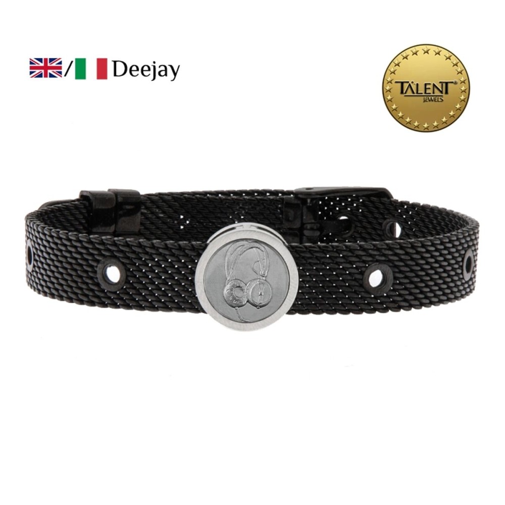 Bracelet Unisexe Deejay Talent Jewels TJA-4-05-03-2-235 Noir