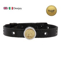 Unisex-Armreif Deejay Talent Jewels TJA-4-05-01-2-235 Schwarz