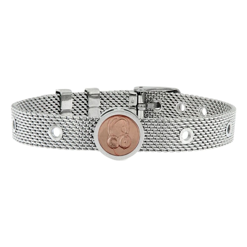 Unisex-Armreif Deejay Talent Jewels TJA-4-05-02-1-235 Silberfarben
