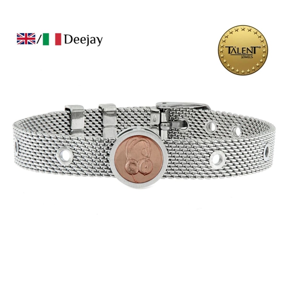 Bracelet Unisexe Deejay Talent Jewels TJA-4-05-02-1-235 Argenté