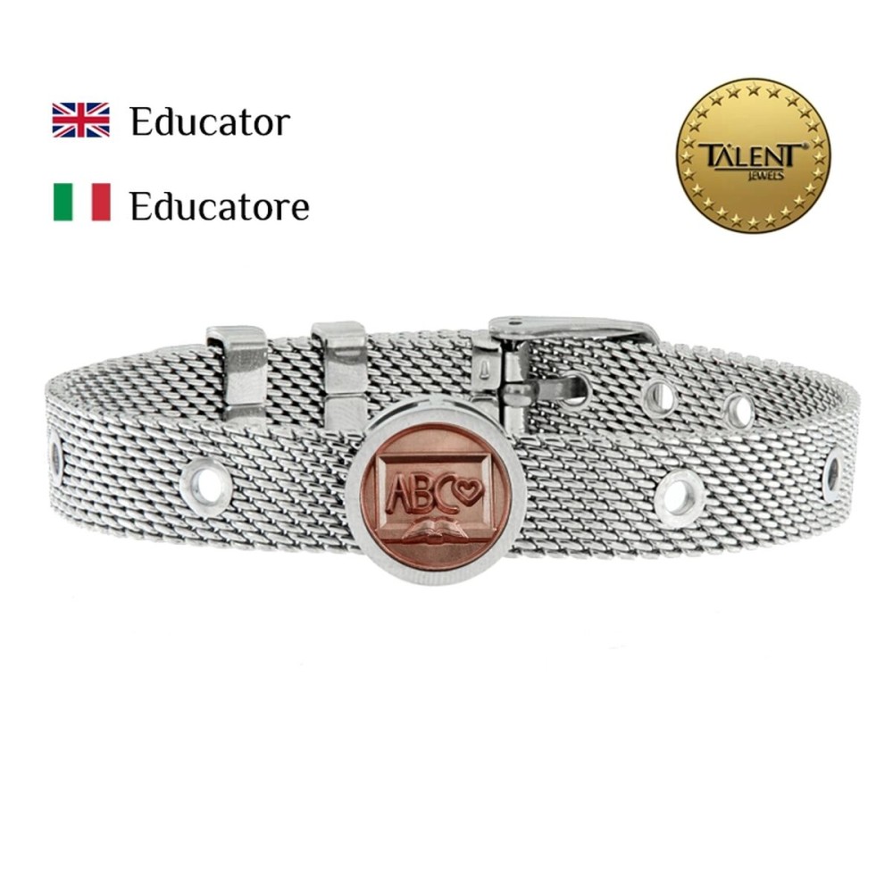 Bracelet Unisexe Educator Talent Jewels TJA-2-06-02-1-235 Argenté
