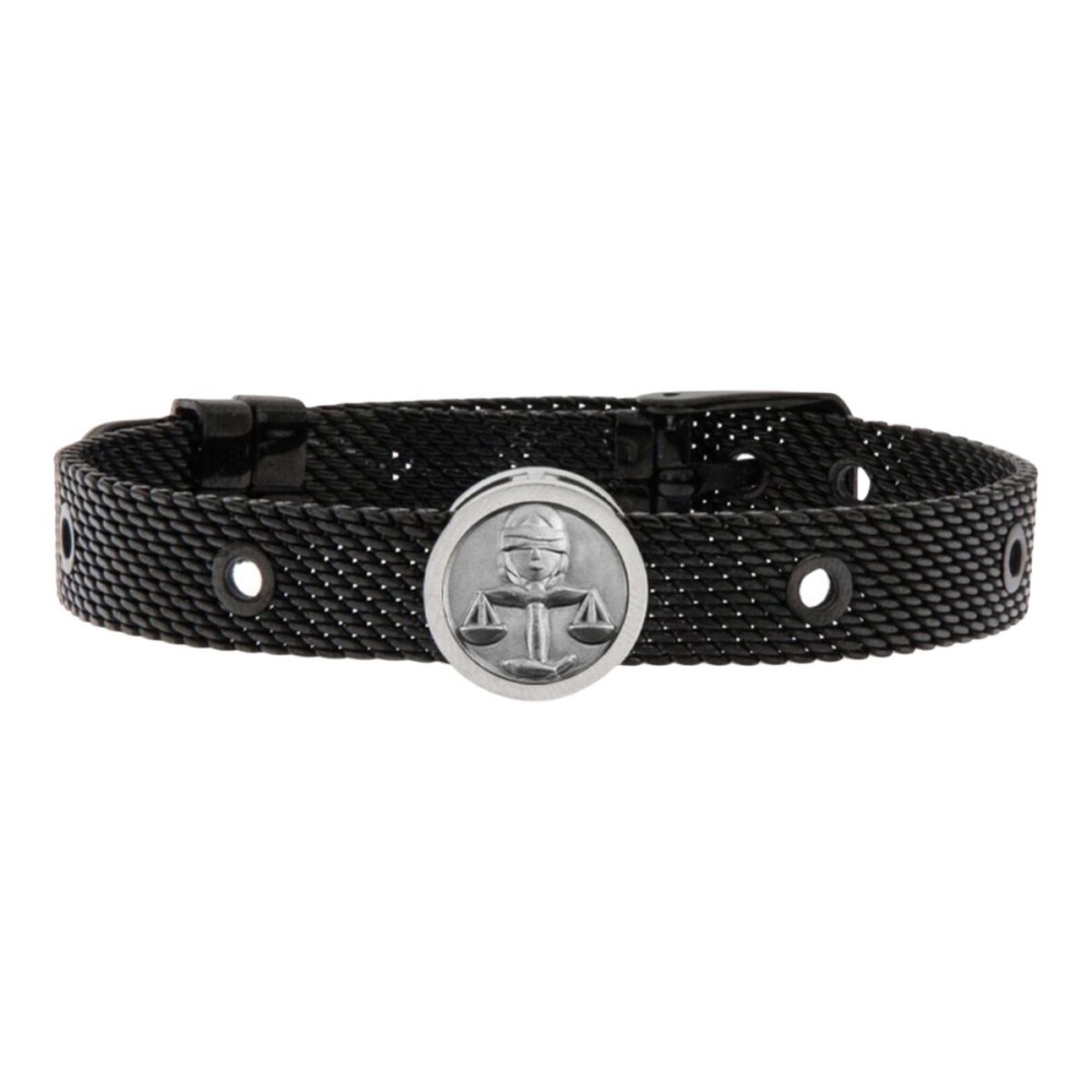 Unisex-Armreif Law Talent Jewels TJA-2-05-03-2-235 Schwarz
