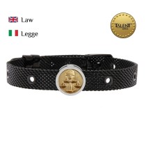 Bracelet Unisexe Law Talent Jewels TJA-2-05-01-2-235 Noir