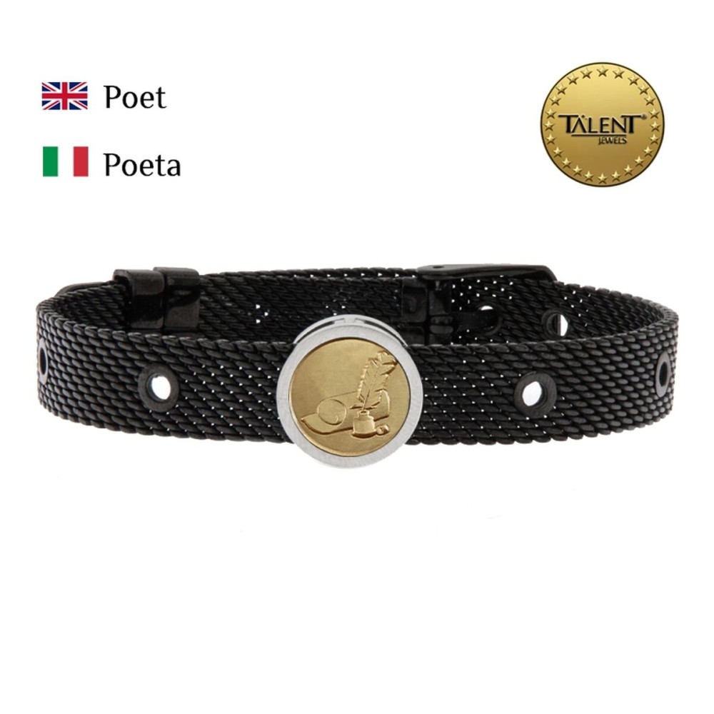 Bracelet Unisexe Poet Talent Jewels TJA-3-12-01-2-235 Noir