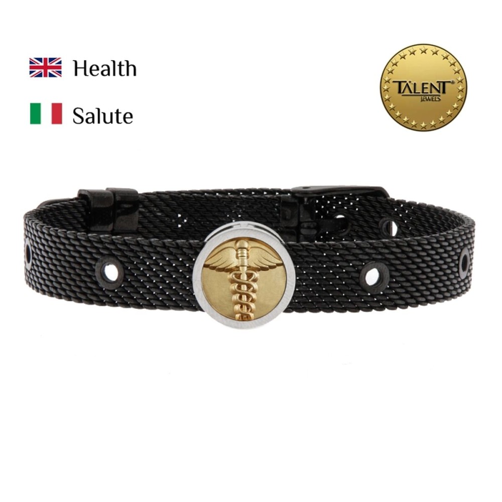 Unisex-Armreif Health Talent Jewels TJA-2-04-01-2-235 Schwarz