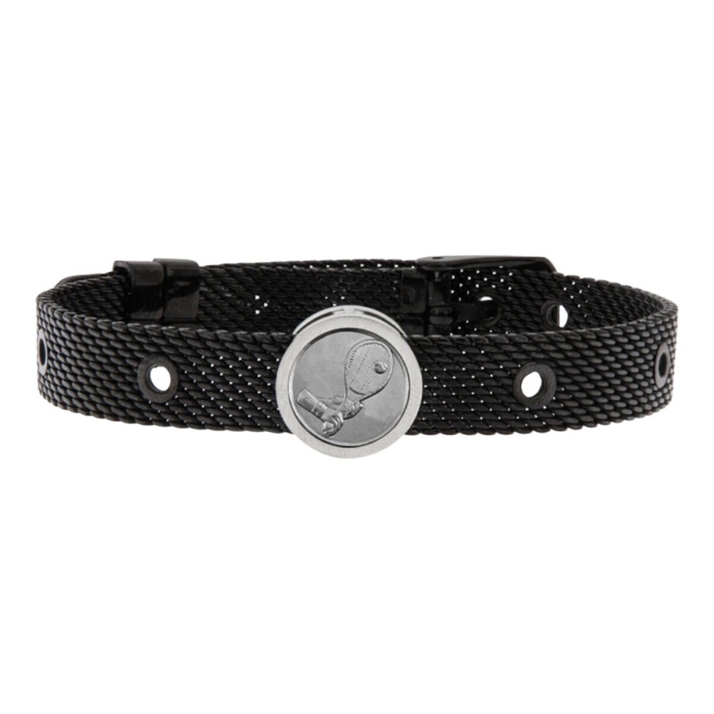 Bracelet Unisexe Tennis Player Talent Jewels TJA-1-18-03-2-235 Noir
