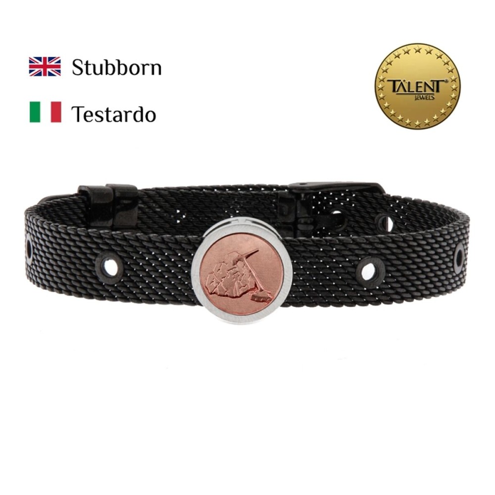 Bracelet Unisexe Stubborn Talent Jewels TJA-5-11-02-2-235 Noir