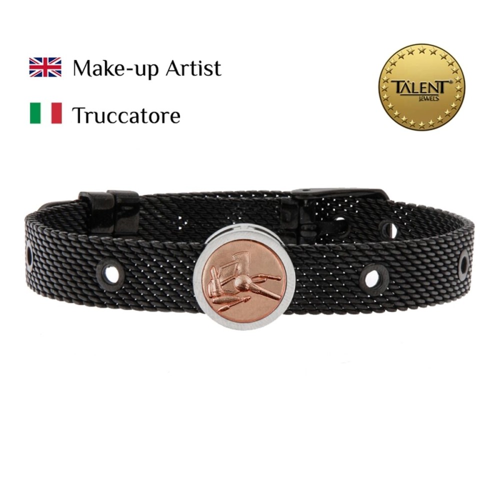 Unisex-Armreif Make-up Artist Talent Jewels TJA-3-18-02-2-235 Schwarz
