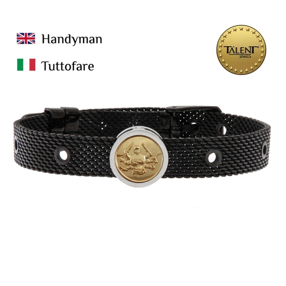 Bracelet Unisexe Handyman Talent Jewels TJA-2-03-01-2-235 Noir