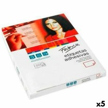 Étiquettes adhésives Fabrisa Blanc 100 Volets 105 x 74,1 mm (5 Unités)