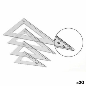 Maurerwinkel Faibo Durchsichtig 30 cm (20 Stück)