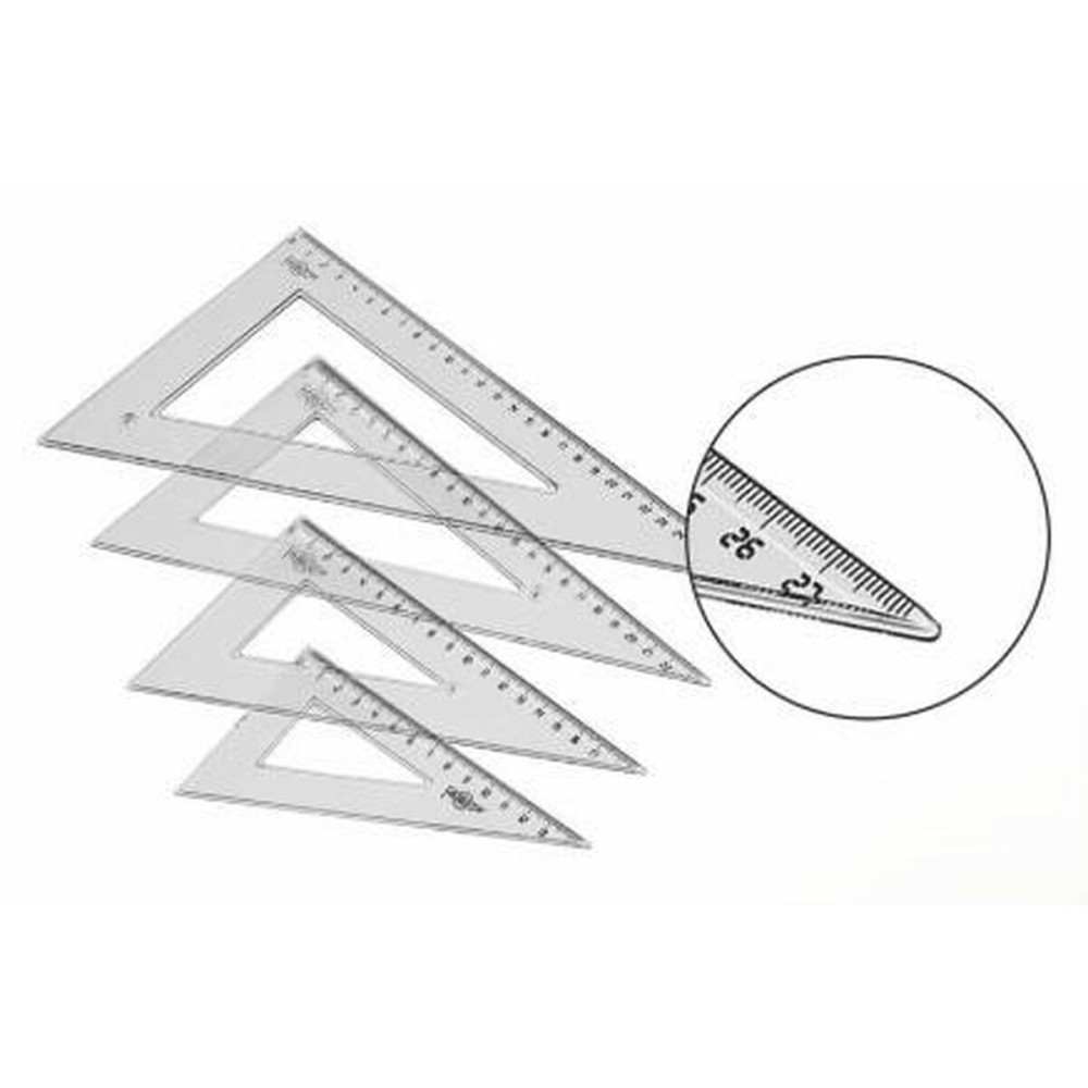 Maurerwinkel Faibo Durchsichtig 30 cm (20 Stück)