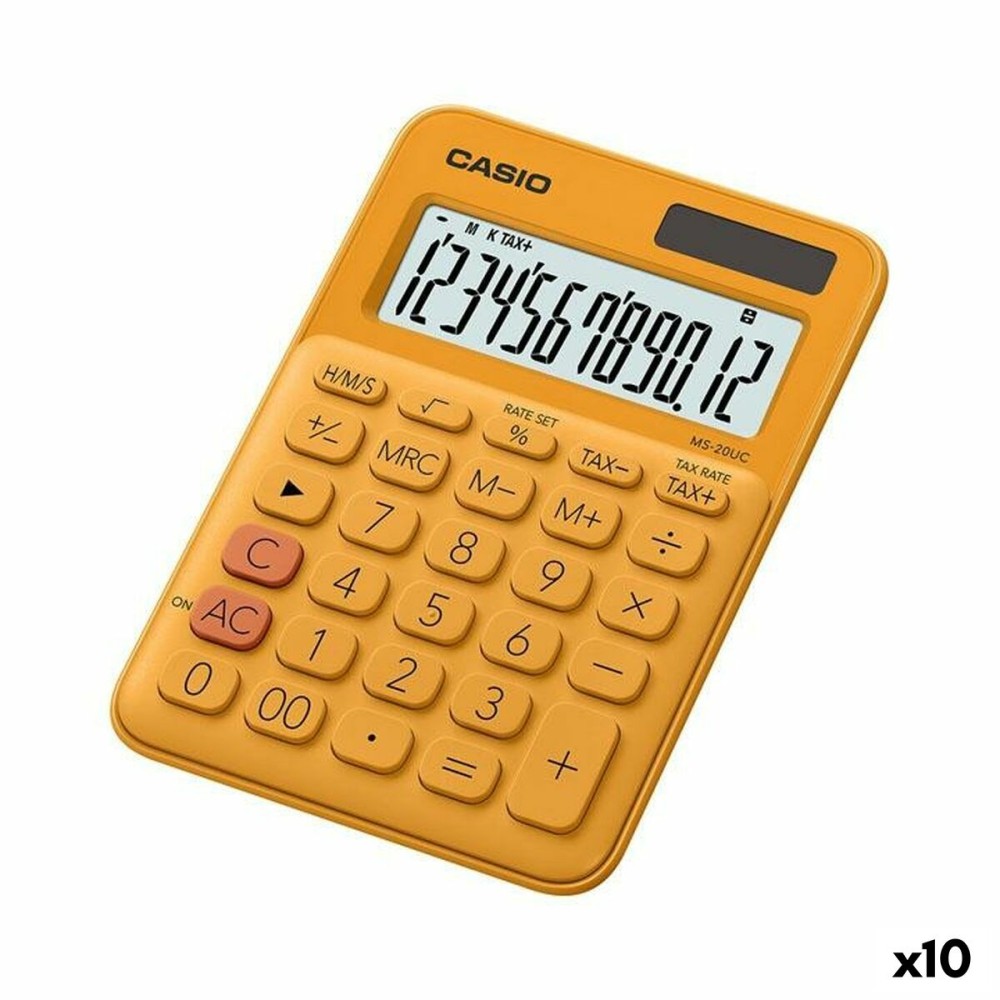 Calculator Casio MS-20UC 2,3 x 10,5 x 14,95 cm Orange (10Units)