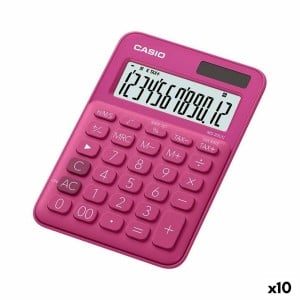 Calculatrice Casio MS-20UC Fuchsia 2,3 x 10,5 x 14,95 cm (10 Unités)