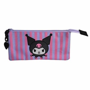 Dreifaches Mehrzweck-Etui Kuromi 44 x 30 x 20 cm