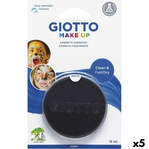 Gesichtsfarbe Giotto Schwarz 15 ml (5 Stück)