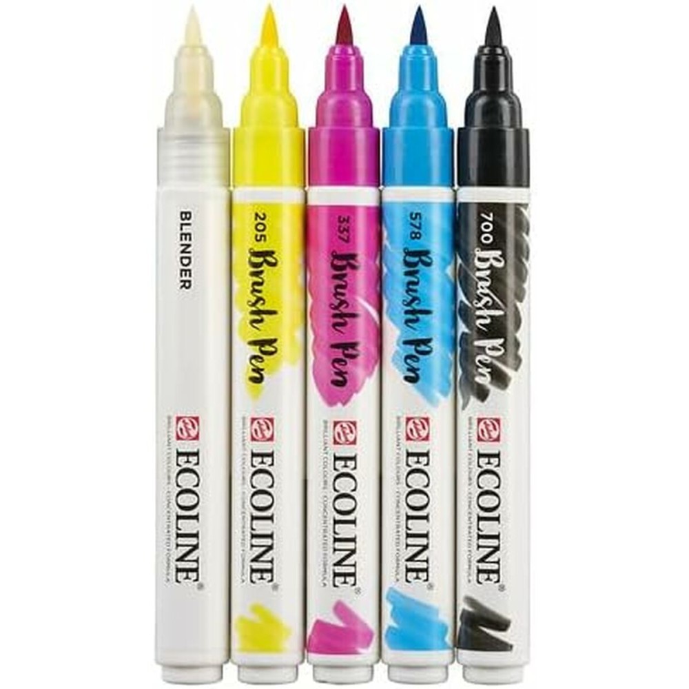 Marker-Set Talens Ecoline BRUSH PEN Bunt 5 Stücke