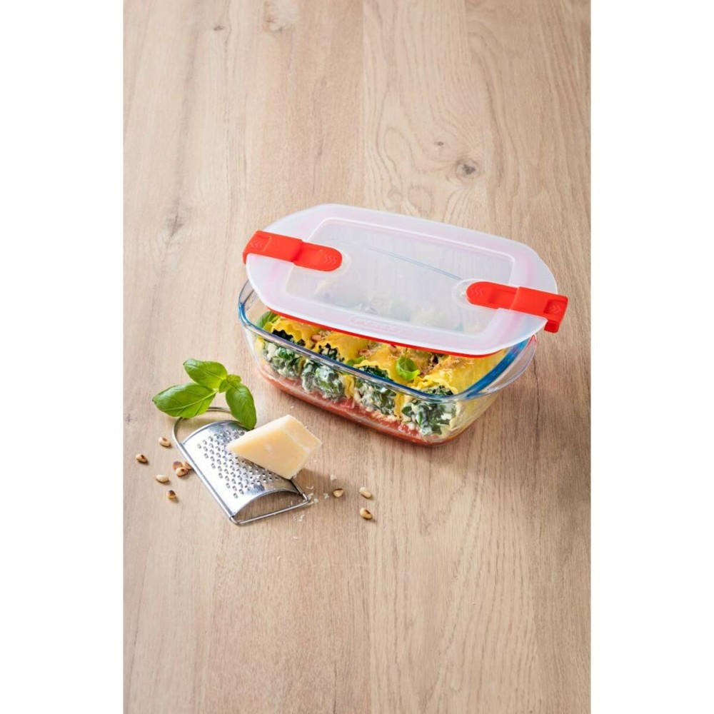 Food Preservation Container Pyrex White Transparent 1,1 L