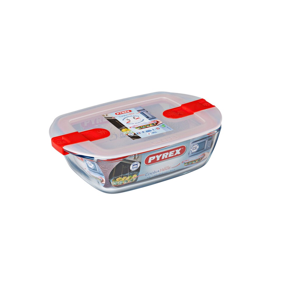 Food Preservation Container Pyrex White Transparent 1,1 L
