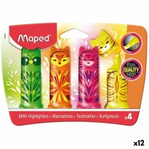 Fluoreszenzmarker-Set Maped Bunt 4 Stücke (12 Stück)