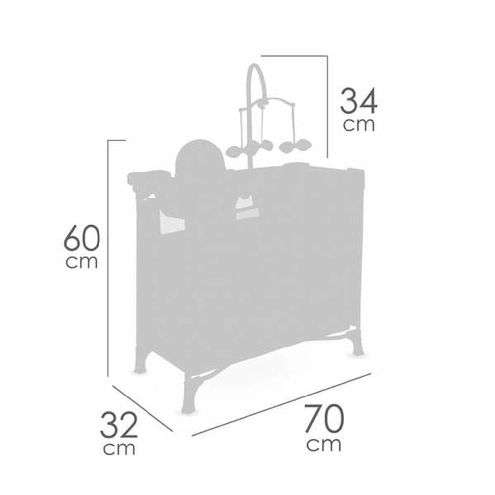 Table à langer pour poupées Decuevas Sohphie
