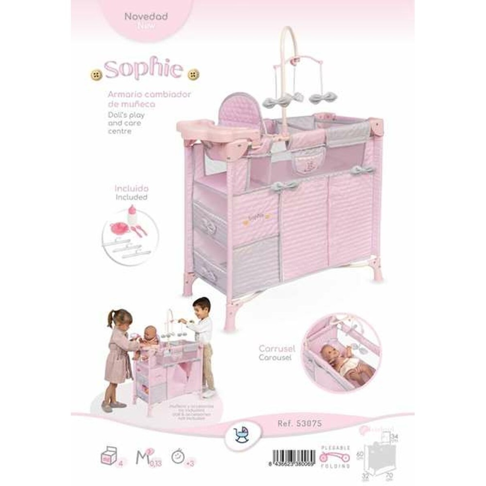 Table à langer pour poupées Decuevas Sohphie