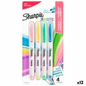 Marker-Set Sharpie S-Note Bunt 4 Stücke 1-3 mm (12 Stück)