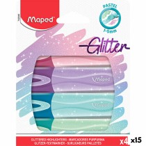 Fluorescent Marker Set Maped 4 Pieces Multicolour (15 Units)