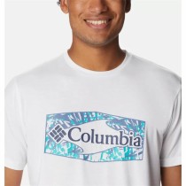 Kurzärmliges Sport T-Shirt Columbia Sun Trek™ Weiß