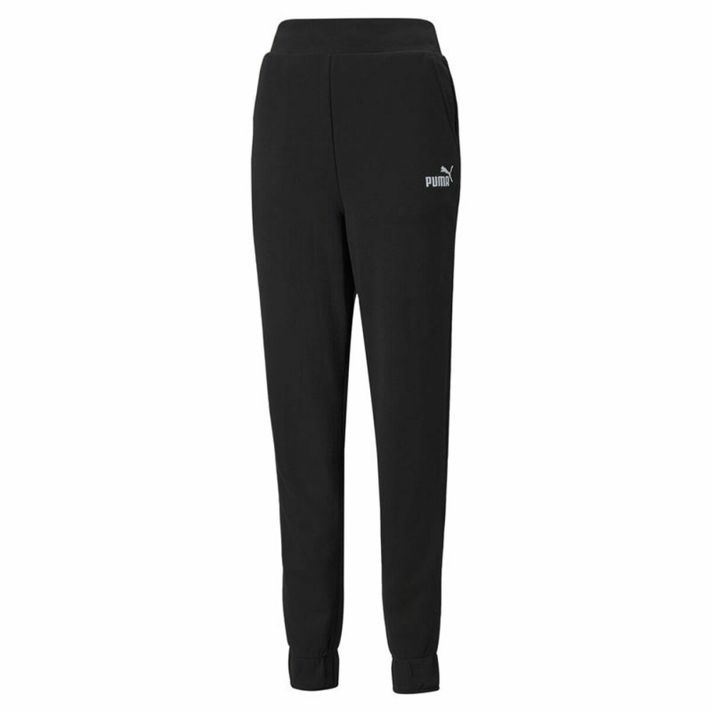 Adult Trousers Puma Essentials+ Embroidery  Black Lady