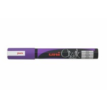 Flüssige Kreidemarker Uni-Ball PWE-5M Violett (6 Stücke)