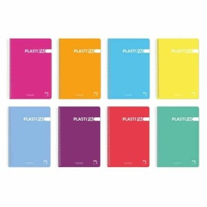 Cahier Pacsa Multicouleur Din A4 80 Volets 21,5 x 31,5 cm 5 Pièces