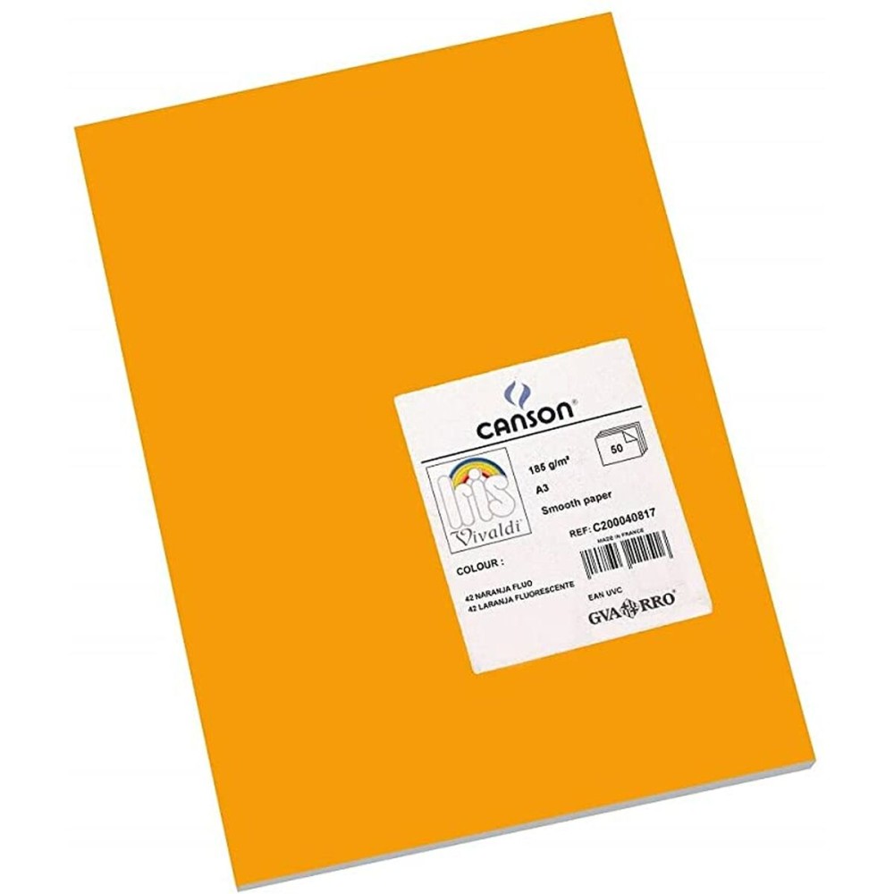 Papiers carton Iris Orange 50 x 65 cm