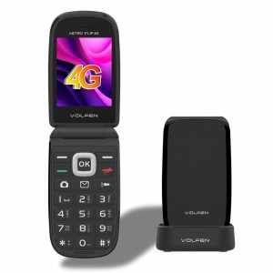 Mobile telephone for older adults Volfen ASTRO FLIP Black 48 MB 2,8" 4G