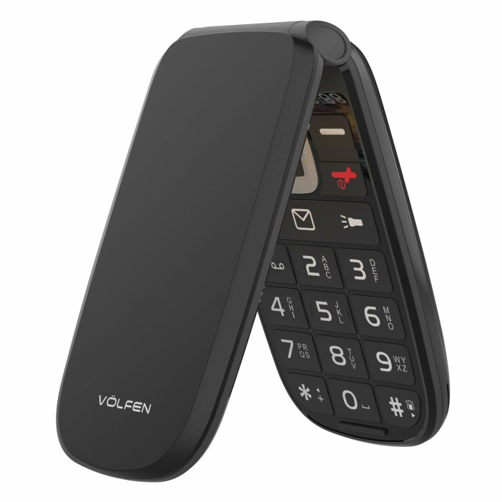 Mobiltelefon für ältere Erwachsene Volfen ASTRO FLIP Schwarz 48 MB 2,8" 4G