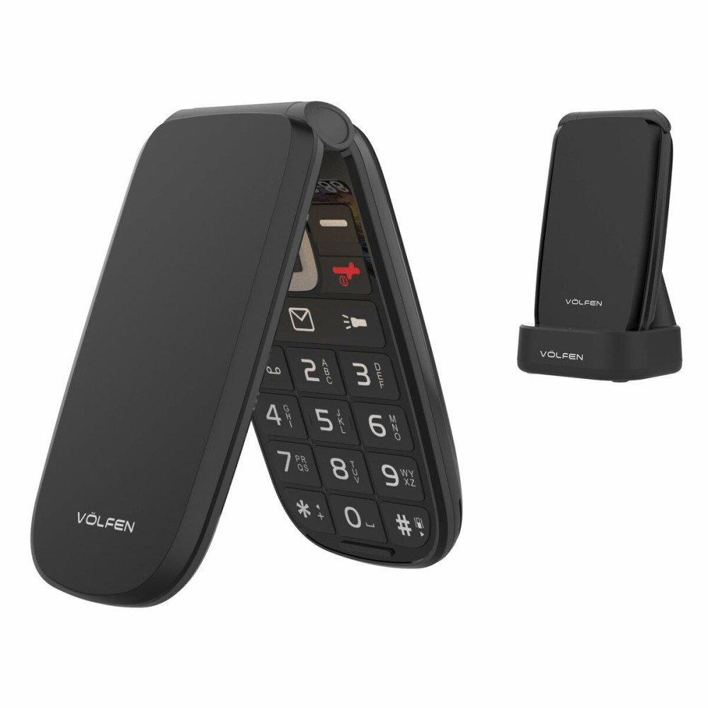 Mobiltelefon für ältere Erwachsene Volfen ASTRO FLIP Schwarz 48 MB 2,8" 4G