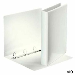 Reliure à anneaux Esselte Blanc A4 (10 Unités)