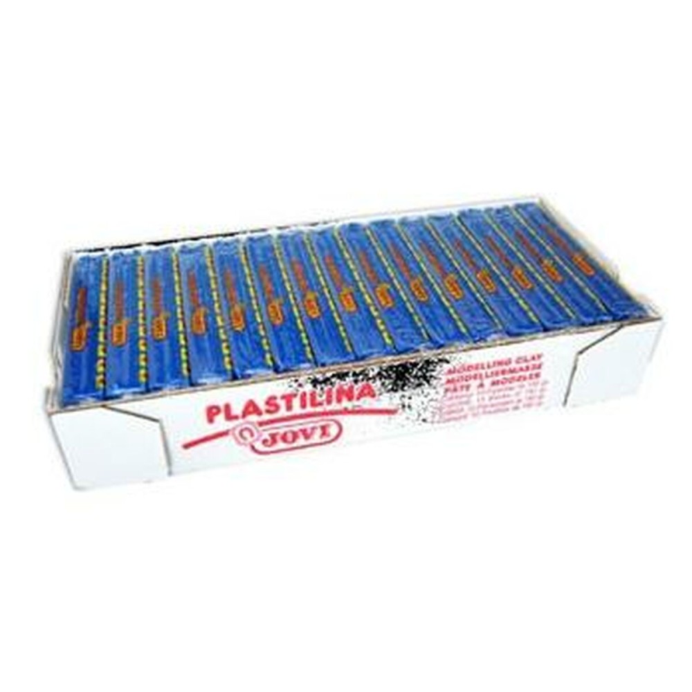 Pâte à modeler Jovi Bleu foncé 15 Pièces (4 Unités)