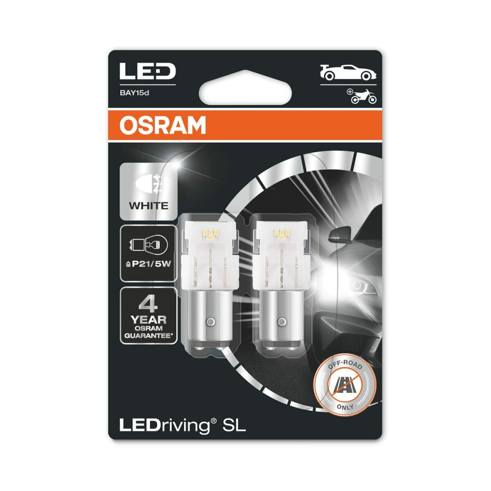 Autoglühbirne Osram OS7528DWP-02B 145 Lm 2 W 12 V 6000 K BAY15D