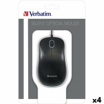 Souris Optique Verbatim Silent (4 Unités)