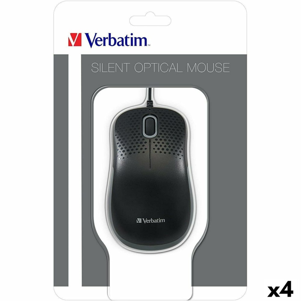 Souris Optique Verbatim Silent (4 Unités)